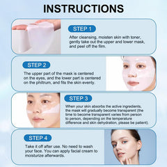 BIODANCE Bio-Collagen Real Deep Mask – 4-Pack Hydrogel Face Masks for Hydration, Firming & Pore Care