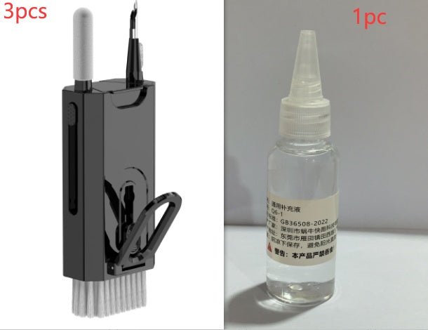 5 In 1 Screen Cleaner Kit Camera Phone Tablet Laptop Screen Cleaning Tools Earphone Cleaning Brush Pen For Office - Sherryi