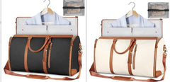 Large Capacity Travel Duffle Bag Women's Handbag Folding Suit Bag Waterproof Clothes Totes - Sherryi