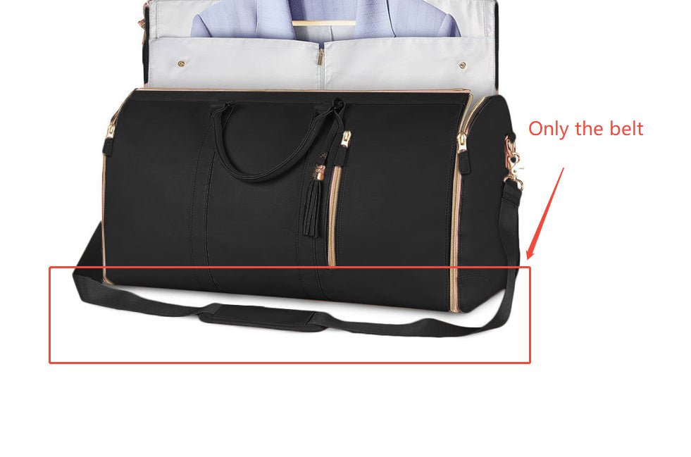 Large Capacity Travel Duffle Bag Women's Handbag Folding Suit Bag Waterproof Clothes Totes - Sherryi
