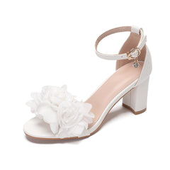 Plus Size Chunky Heel Sandals - Sherryi