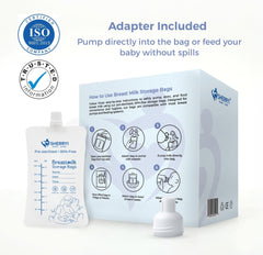 Sherryi Breast milk storage Bags with Adapter - SherryiSherryi Breast milk storage Bags with AdapterSherryiSherryi