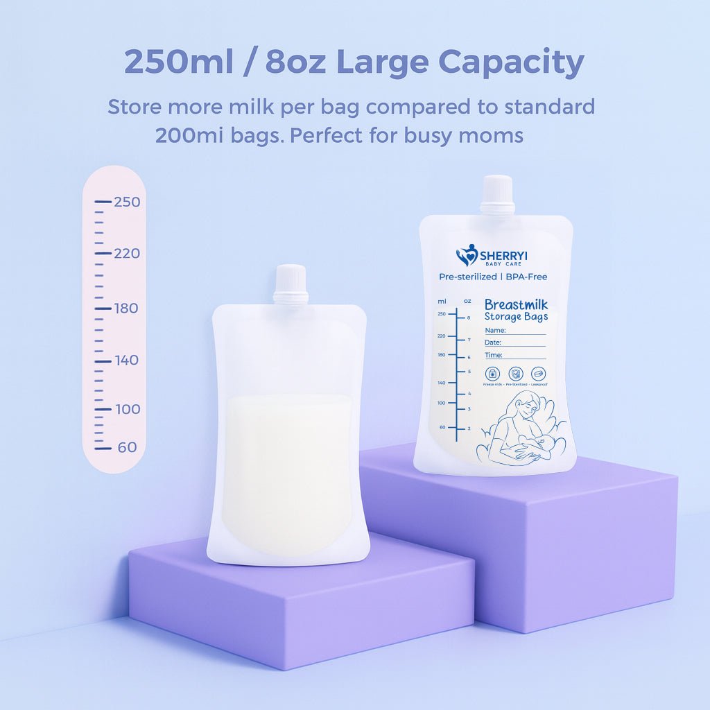 Sherryi Breast milk storage Bags with Adapter - SherryiSherryi Breast milk storage Bags with AdapterSherryiSherryi