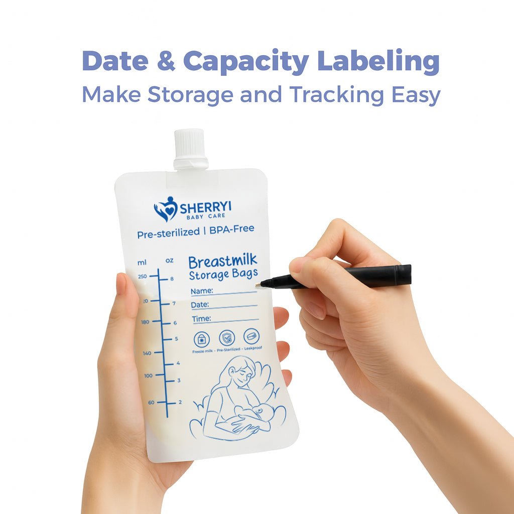 Sherryi Breast milk storage Bags with Adapter - SherryiSherryi Breast milk storage Bags with AdapterSherryiSherryi