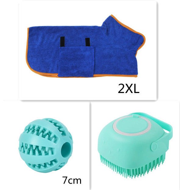 Silicone Dog Bath Massage Gloves - Sherryi